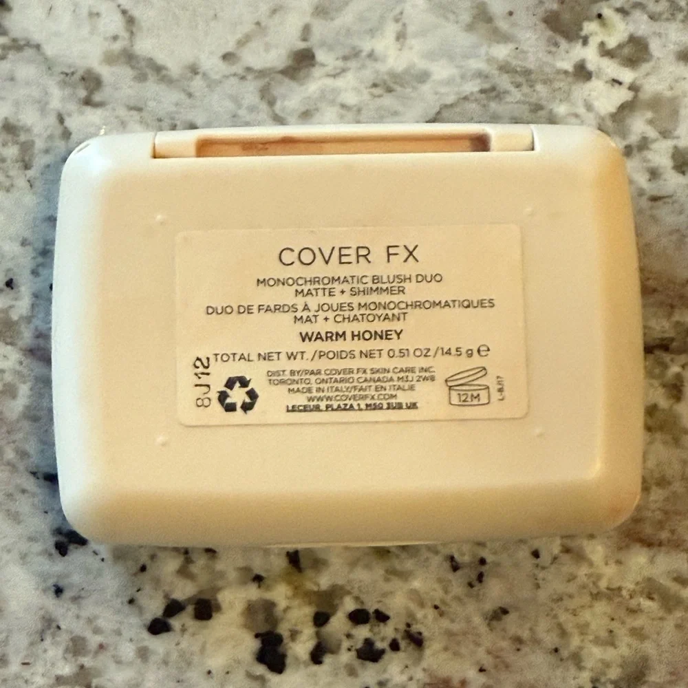 COVER FX monochromatic blush duo - warm honey